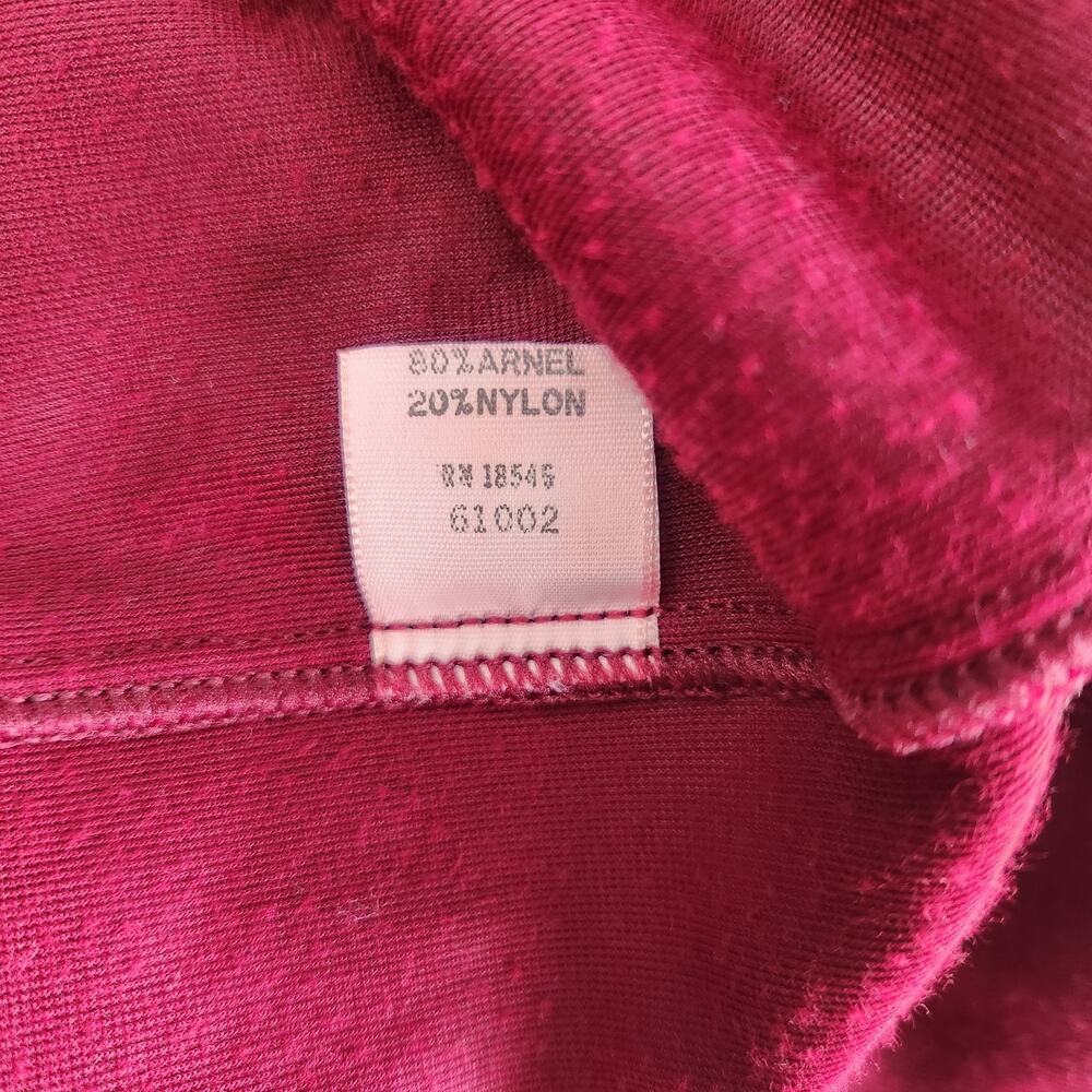 Vintage Christian Dior Lounge Wear Velour Robe in Burgundy Size XS/Small Belt - Picture 11 of 11